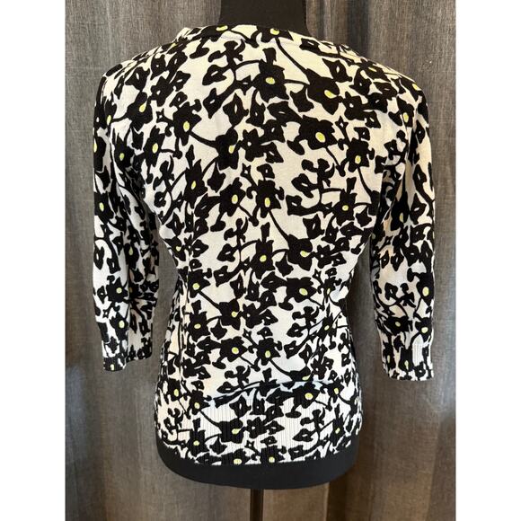 AB Studio Floral print sweater cardigan - Picture 2 of 6